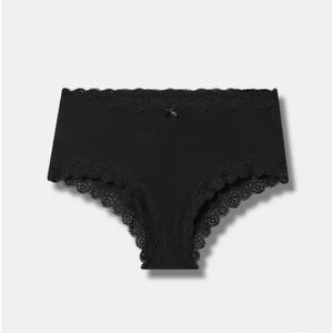 Torrid Lace Trim Cheeky Panty - Beige size 0